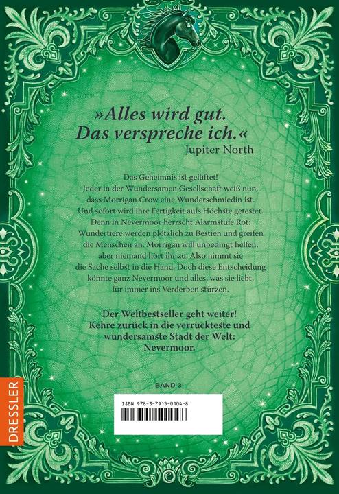 Produktbild Nevermoor 3 (Deutsch, Jessica Townsend, Heinrich Koop, Franca Fritz, Eva Schöffmann-Davidov, 2021)