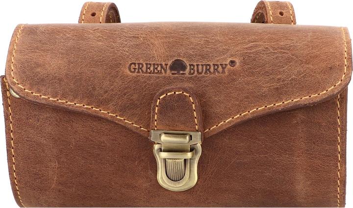 Actual product image Greenburry Vintage Original leather pannier 17 cm (1 l, Handlebar bag)