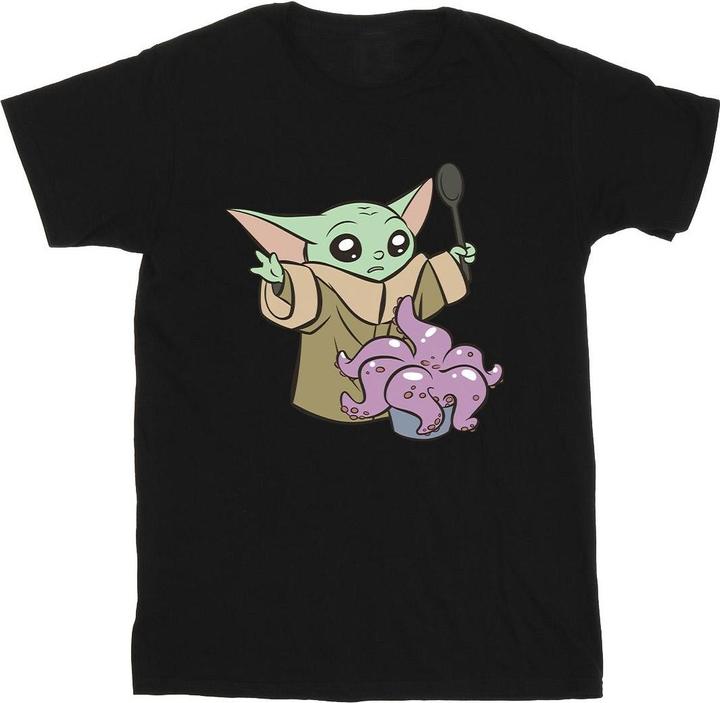 Actual product image Star Wars Mens The Mandalorian Spooky Cooking T-Shirt (XL)