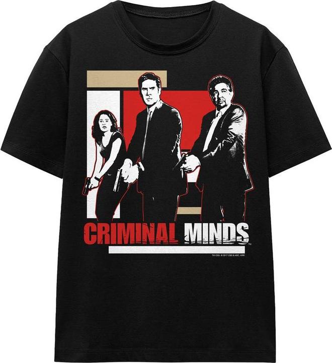 Immagine prodotto Criminal Minds Guns Drawn Maglietta Adulto Unisex (M)