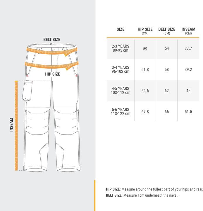 Immagine prodotto Quechua Modulpant Mh500 Kid Fille (102)