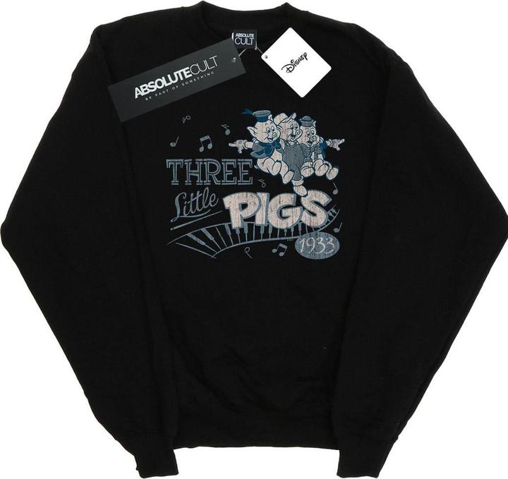 Actual product image Disney Boys Three Little Pigs 1933 Sweatshirt (128)