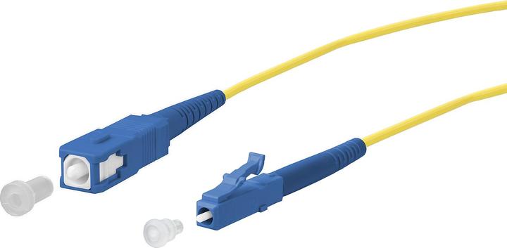 Actual product image Metz Connect Fibre optic patch cable singlemode OS2 (UTP, CAT6a, 2 m)
