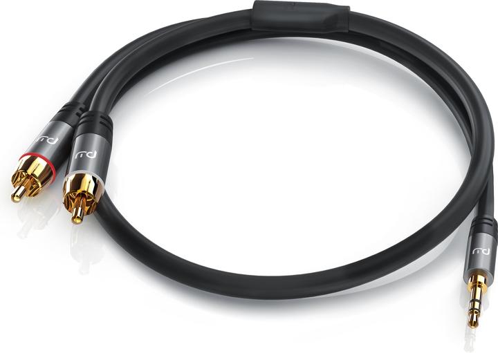 Actual product image Primewire Audio cable / 3,5mm jack to 2x cinch (1.50 m, 3.5mm jack (AUX), Cinch)