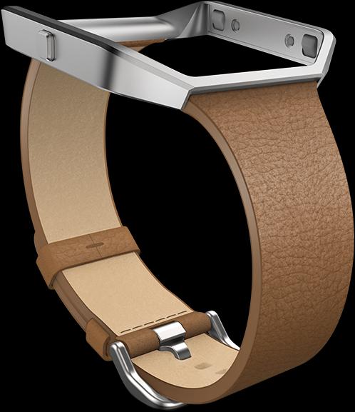 Actual product image Fitbit Blaze Leather Bracelet with Frame (40 mm, Leather, Blaze)