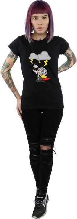 Image du produit - T-shirt KAWAII THOR GOD OF THUNDER - Femme (XXL)