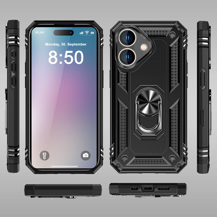 Image du produit Nalia Étui antichoc Military-Style Ring (Apple iPhone 16)