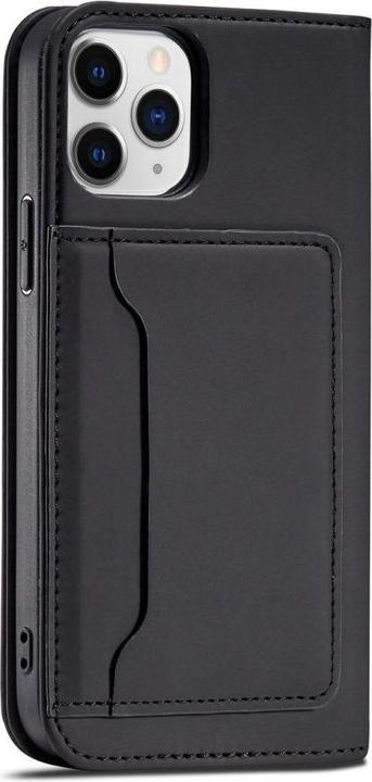 Immagine prodotto Hurtel Custodia a calamita per iPhone 12 Pro Max Portafoglio Portacarte Nero (Apple iPhone 12 Pro Max)