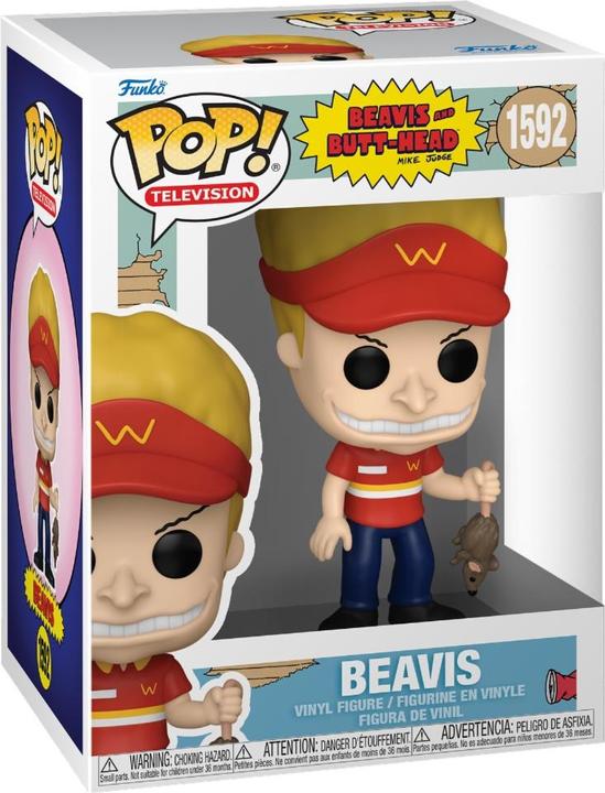 Actual product image Funko Beavis and Butthead POP! TV Vinyl Figure Beavis 9 cm