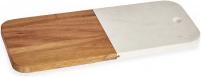 Produktbild Kinvara Schneidebrett Holz und weisser Marmor 38cm