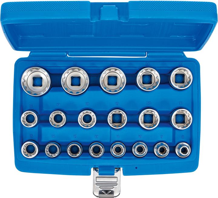 BGS Gioco di ingranaggi Gear Lock | 12,5 mm (1/2") | 19 pezzi