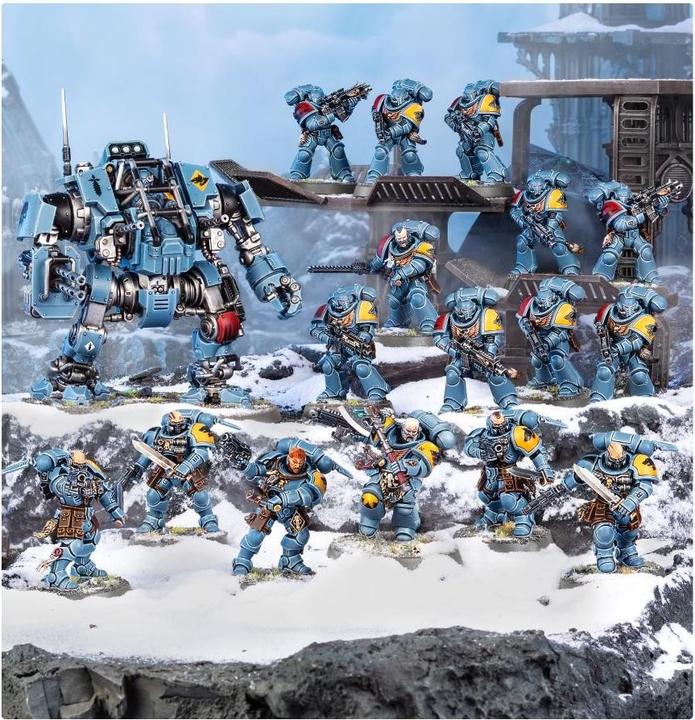 Image du produit Games Workshop Warhammer 40.000 - Patrouille de combat des Space Wolves (Matières plastiques)