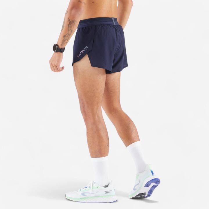 Produktbild Kiprun Men's Lightweight Running Split Shorts Run 900 -Blue black (XXL)