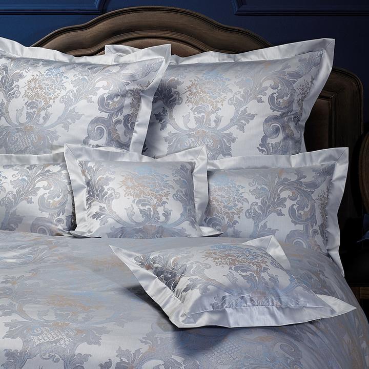 Immagine prodotto Curt Bauer Maco broccato damasco lenzuola Luigi XIV blu reale (Set di biancheria da letto, 200 x 200 cm)