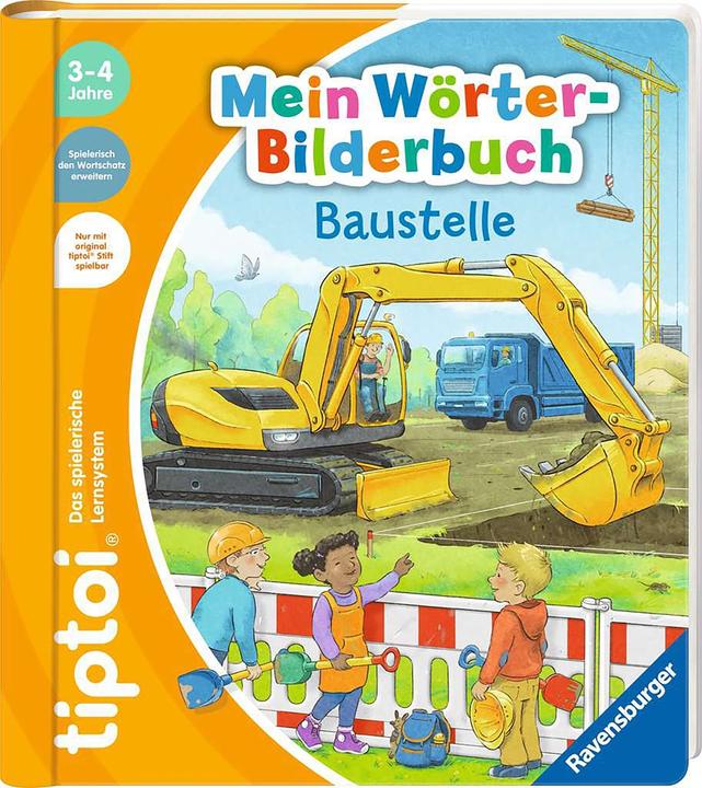 tiptoi Mein Wörter-Bilderbuch - Baustelle (Deutsch, Stefan Richter, Sandra Grimm, 2023)