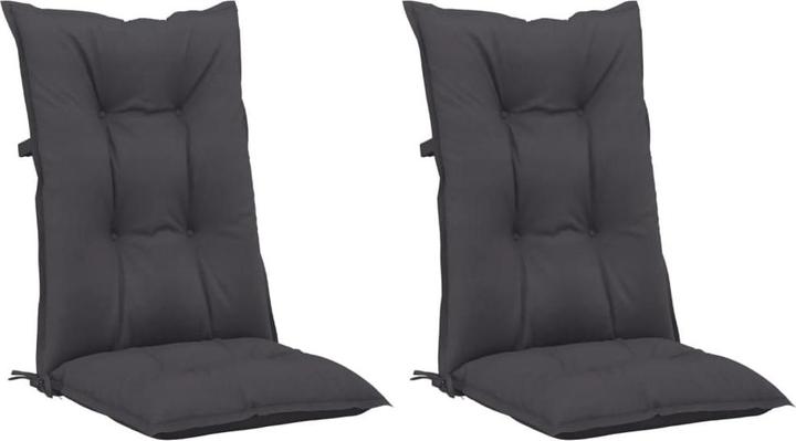 Actual product image VidaXL Hochlehner-Auflagen 4 Stk. Stoff (120 x 50 x 3 cm)