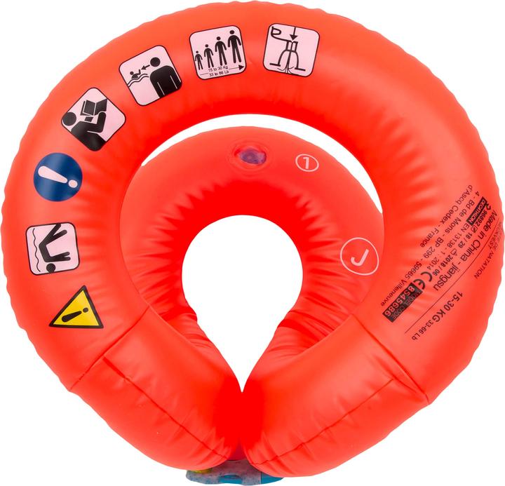 Actual product image Nabaiji Inflatable neck buoyancy aid for children 18-30 kg - orange (19, 20, 21, 22, 23, 24, 25, 26, 27, 28, 29, 30, 18-30 kg)