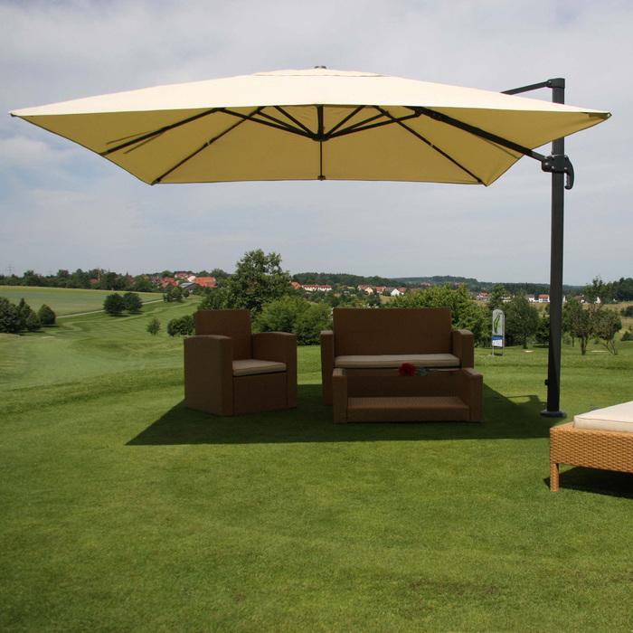 Image du produit Swisshandel24 Parapluie de signalisation pour la gastronomie, parasol, 3x4m (Ø5m) polyester/aluminium 26kg - (3 m)