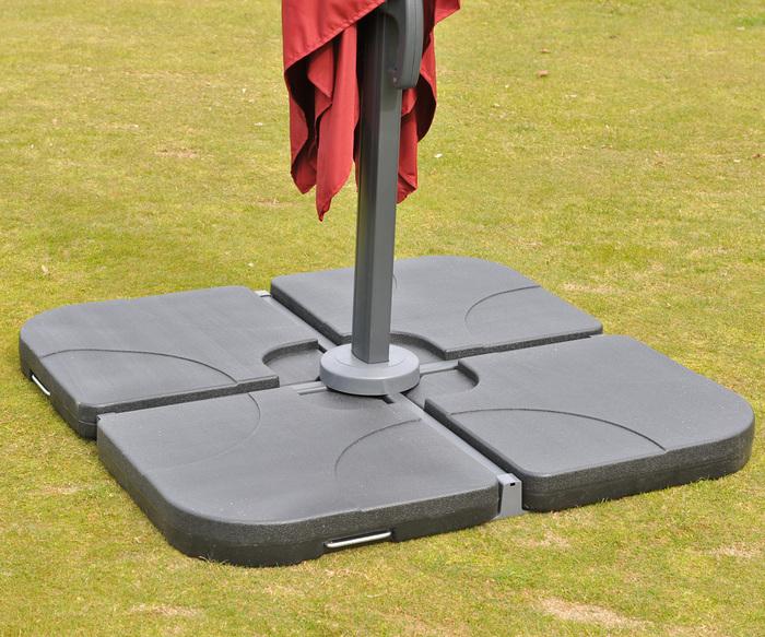 Image du produit Swisshandel24 Parasol de signalisation pour la restauration, parasol, 3x3m (Ø4,24m) polyester/aluminium 23kg (3 m)