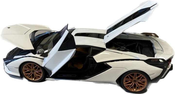 Immagine prodotto Bburago Lamborghini Sian FKP 37 1/18 bianco/nero