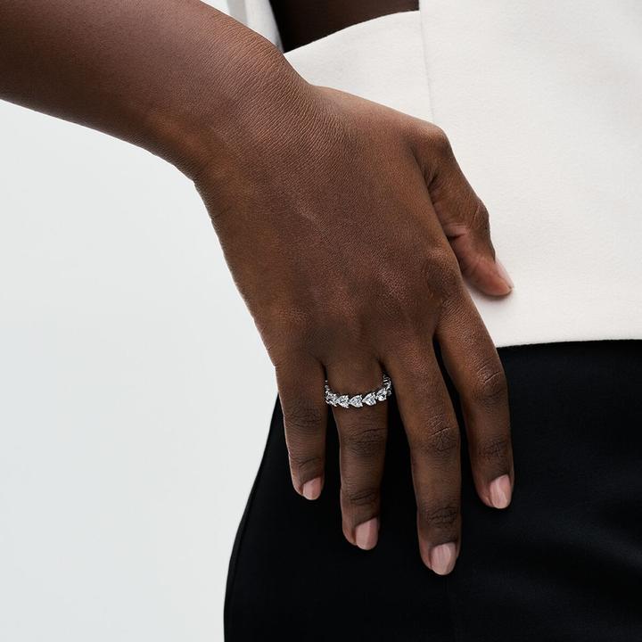 Image du produit Pandora Série de coeurs Anneau d'éternité (60, Argent 925)