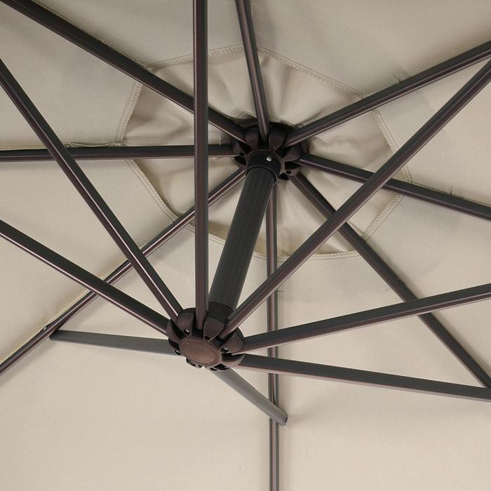 Image du produit Swisshandel24 Parapluie semi-professionnel, protection solaire, 3m - 10332 (3.60 m)