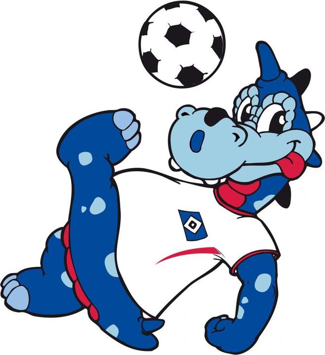 Immagine prodotto Hamburger SV Mascotte HSV (80 x 87 cm, 60 x 65 cm, 30 x 33 cm, 40 x 44 cm, 20 x 22 cm)