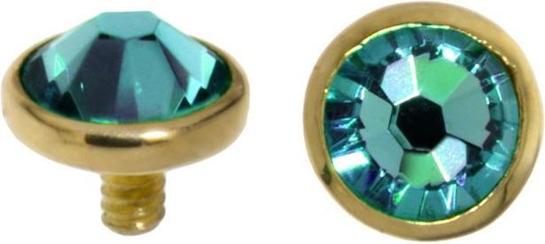 Goldfarbig, Turquoise