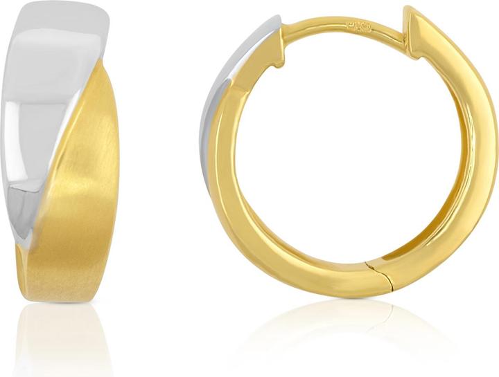 Produktbild Muau Creolen (750, Weissgold, 18K Gelbgold)