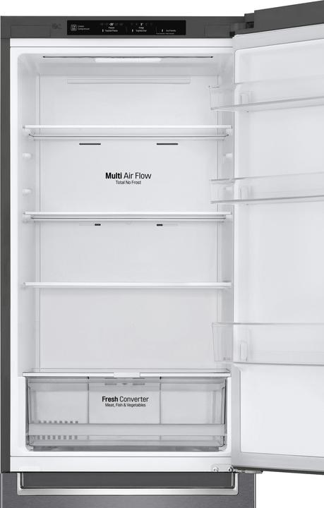 Produktbild LG Kühl GefrierkombinationNo Frost, Inox Dark Graphite, D (341 l)