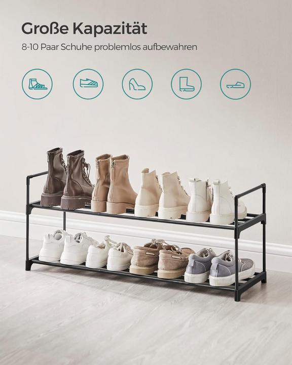 Image du produit Songmics Étagère à chaussures (92 x 30 x 34 cm)