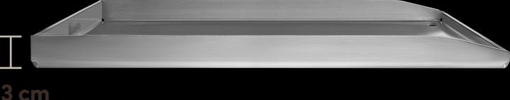 Actual product image Burnhard Stainless steel plancha grill plate EARL 42.5 x 39.6 x 3 cm