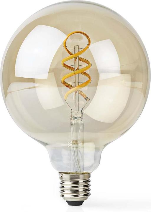 Actual product image Nedis WIFILRT10G125 Smartlife LED Filament Lamp WLAN E27 360 lm 4.9 W Warm to Cool White 1800 - 650 (E27, 4.90 W, 360 lm, 1 x, G)
