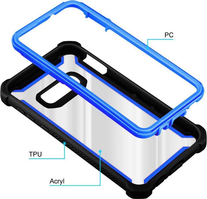 Actual product image Cadorabo Hybrid 2-in-1 Acrylic Cover (Samsung Galaxy S10e)