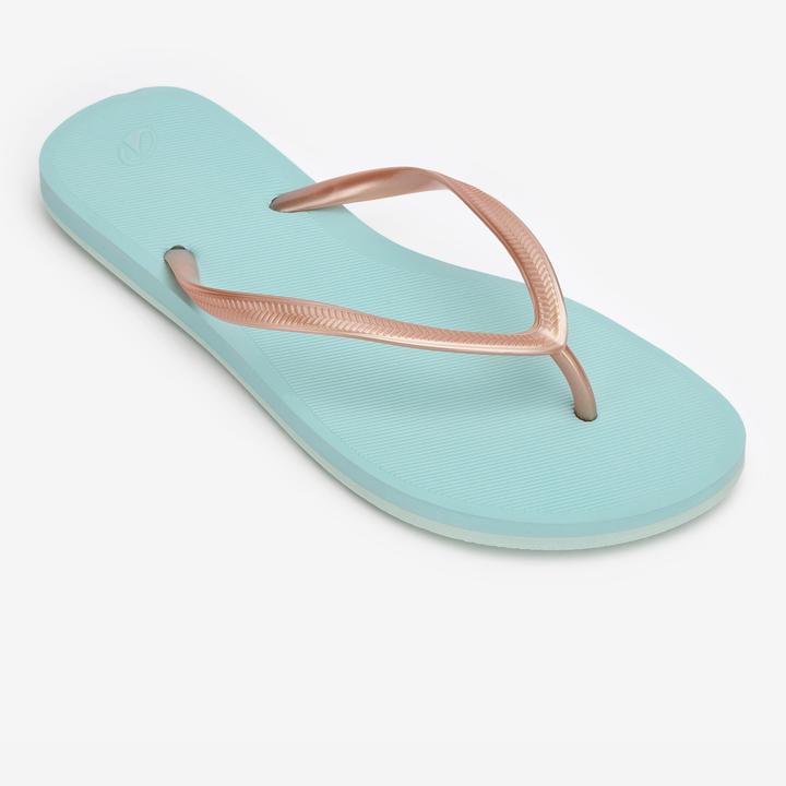 Image du produit Olaian Tongs femme 500 Or bleu (37)