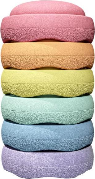 Actual product image Stapelstein ® MINI Rainbow Pastel 6 (6 Stk.)