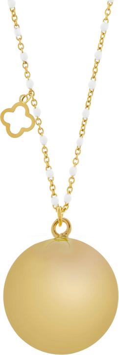 Produktbild Proud MaMa Bola-Kugel / Schwangerschaftskette Fine, Gold/ Weiss (Silber)