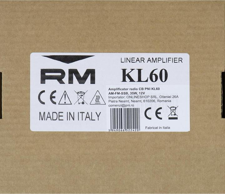 Actual product image PNI CB radio amplifier KL60, AM-FM-SSB, 35W, 12V
