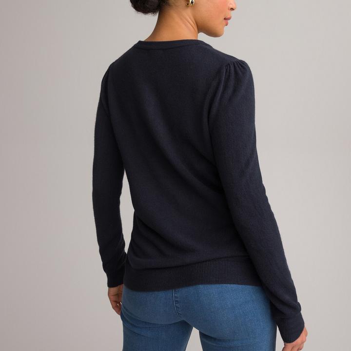Produktbild Anne Weyburn Cardigan mit rundem Ausschnitt und Knopfleiste (W32/L34)