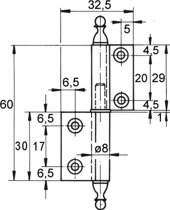 Actual product image Werkstarck Furniture tapes FS, roller diameter 8 mm (Punched strip, 1 pcs.)