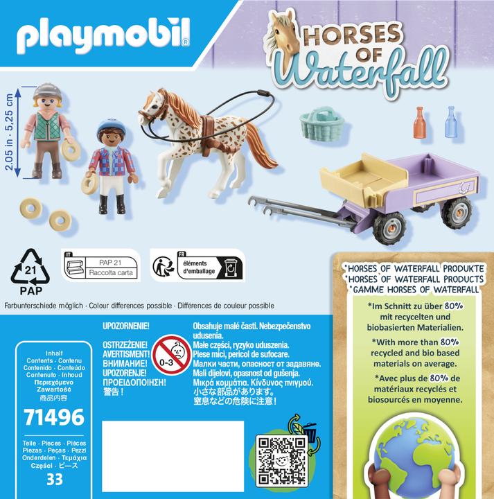 Actual product image Playmobil Horses of Waterfall (71496, Playmobil Horses of Waterfall)