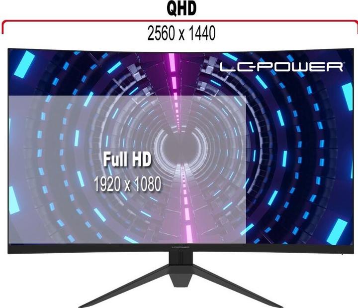 Actual product image LC-Power LC-M32-QHD-165-C-V2 (2560 x 1440 pixels, 31.50")