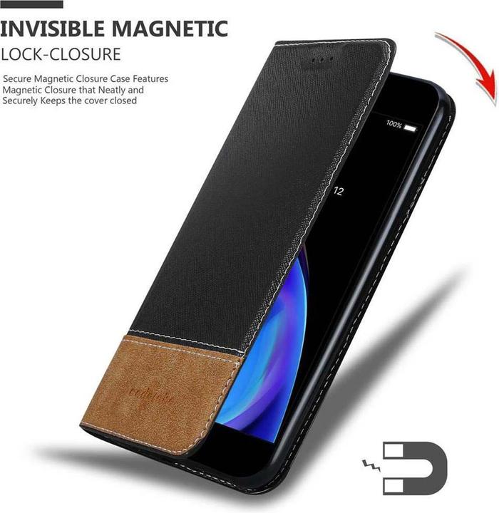 Productafbeelding Cadorabo Boek X Portemonnee Hoesje (Apple iPhone 7 Plus)