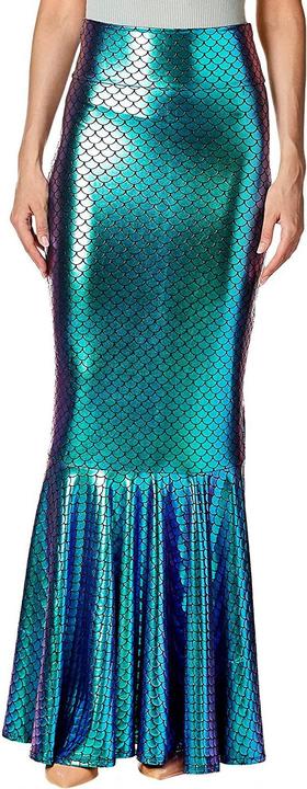 Forplay Meerjungfrau Glitzerrock blau - Faschingskostüm (XS, S)