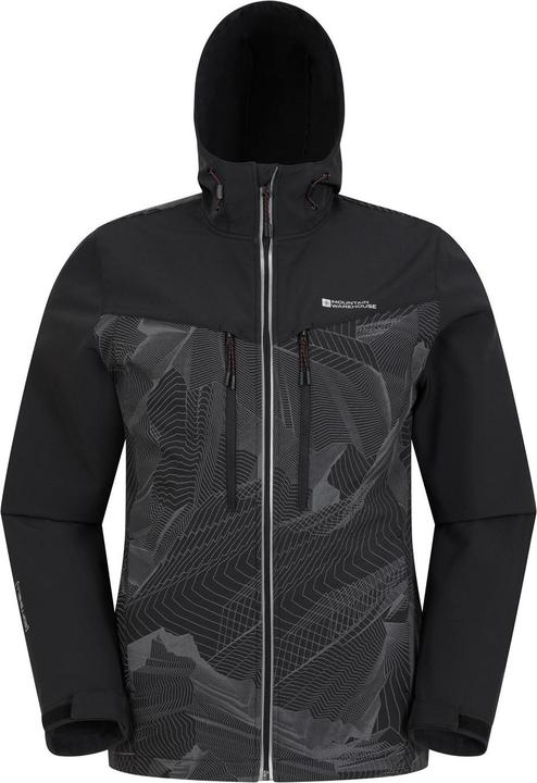 Actual product image Mountain Warehouse Mens Illuminate II Soft Shell Jacket (XS)