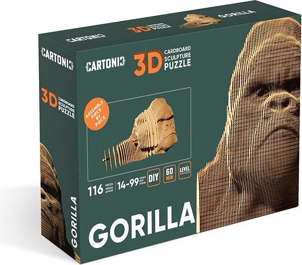 Produktbild Cartonic Gorilla - 3D Modell aus Karton
