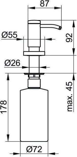 Produktbild Keuco Plan Einbau-Seifenspender