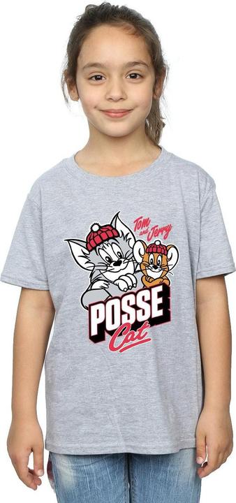 Immagine prodotto Tom & Jerry Posse Cat Maglietta Ragazze (140, 146)
