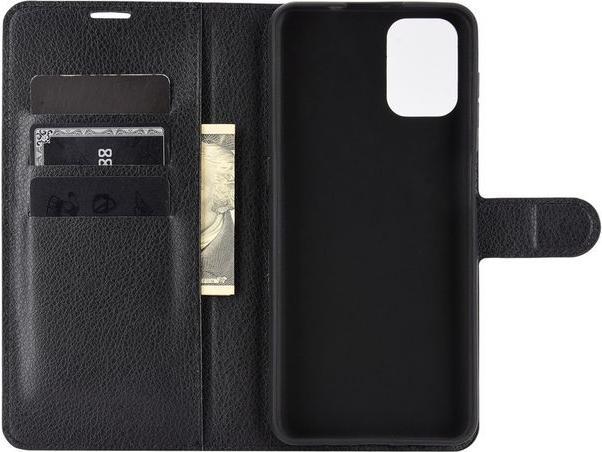 Produktbild MU Classic Litchi Leder Bookcover Series (Motorola Moto G9 Plus)