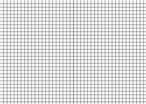Actual product image Index card DIN A5 landscape squared white 100 pcs./pack. (A5, 190 g/m²)